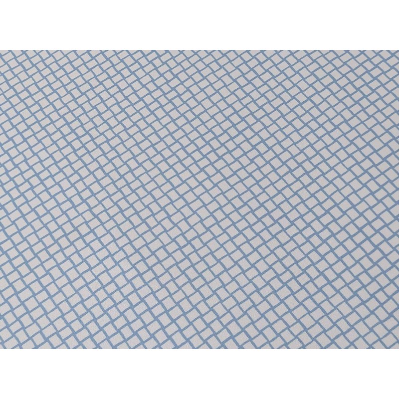 PVC Flooring Vinyl Flooring in Blue and White Mosaic, DIN