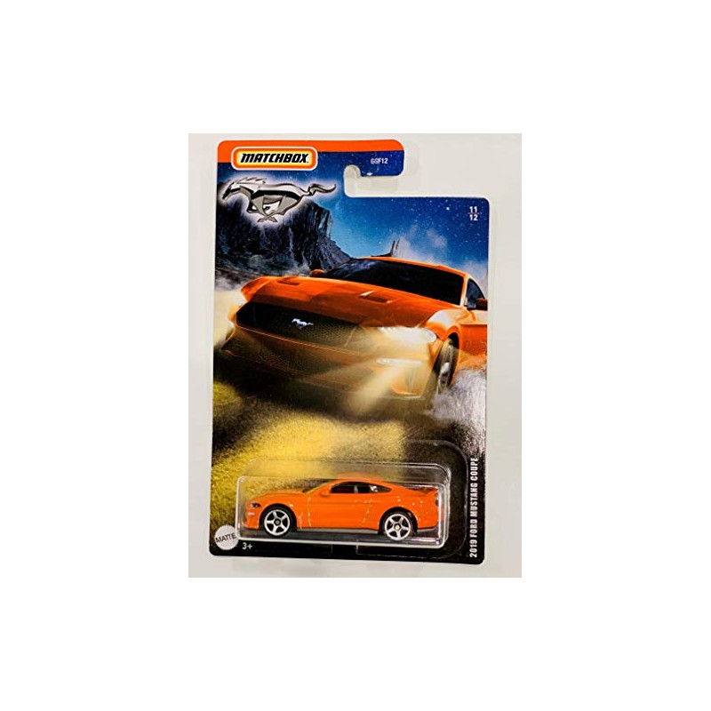 Matchbox 2019 Ford Mustng Coupe 11/12, naranja