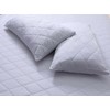 Luxury Quilted 4 Pack Pillow Protector Cases With Zip Closing