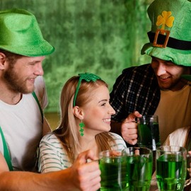 Irish Clover Earrings For Women, Green Earrings For Women Dangling Shamrock Earrings St Patricks Day Decorations Irish Jewelry For Women, Four Leaf Clover Earrings St Patricks Day Accessories