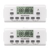 [2 Pack] NEARPOW Digital Timer for Electrical Outlets, Outlet Timer