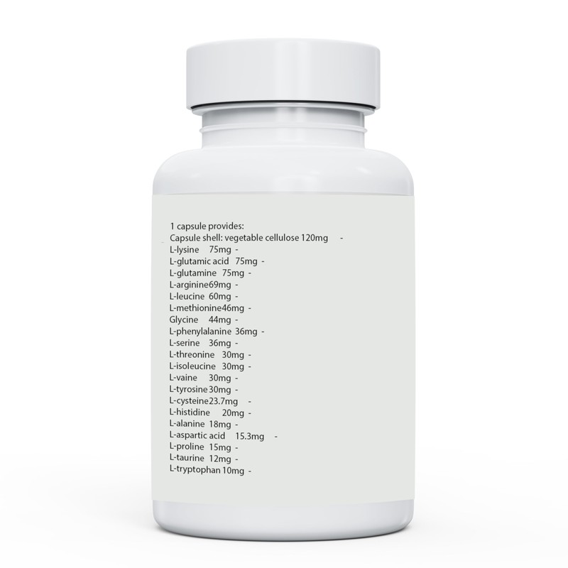 Full Spectrum Amino Acids Complex - 120 Powder Capsules -