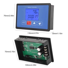 DC Motor Speed Controller T59 30A Remote Control Governor 6.5V-55V with Run/Stop Timer and Remoter Controller