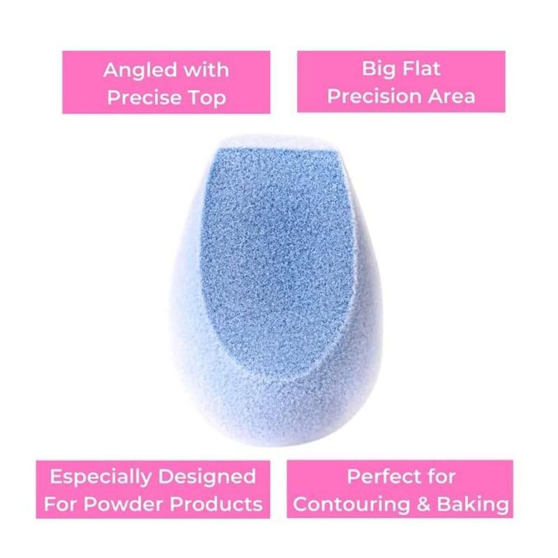 PRAUSH 1 Microfiber Sponge (Contour & Baking) + 1 Celestial