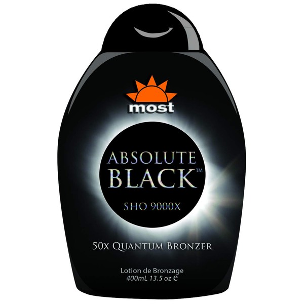 2010 Most Products - Absolute Black 50x Bronzer Tanning Lotion 13.5 oz.