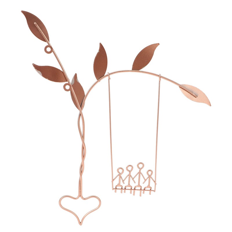 Wall Swing Sculpture Metal Romantic Stress Relief Handcrafted Wall Art