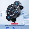 Docooler Motorcycle Handlebar Remote, Motorcycle Bicycle BT5.4 Media Button Controller,