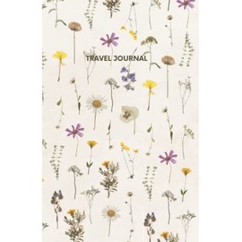 Travel planner journal with real flowers for women - Travelers Notebook, Scrapbook / Roadtrip & Vacation organizer - with 330 pages: Travel ... - Great and Meaningful Travel Gift idea