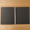 MUJI 82110098 Binder A4, 30 Holes, Dark Gray