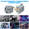 TENINYU Grounded Adapter 3-Prong to 2-Prong Outlet Converter - 3