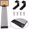 Fury Strike Basketball Laundry Hamper With Hoop Large Black Design