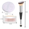 2PCS Loose Face Powder, Oil Control Minimizes Pores and Fine