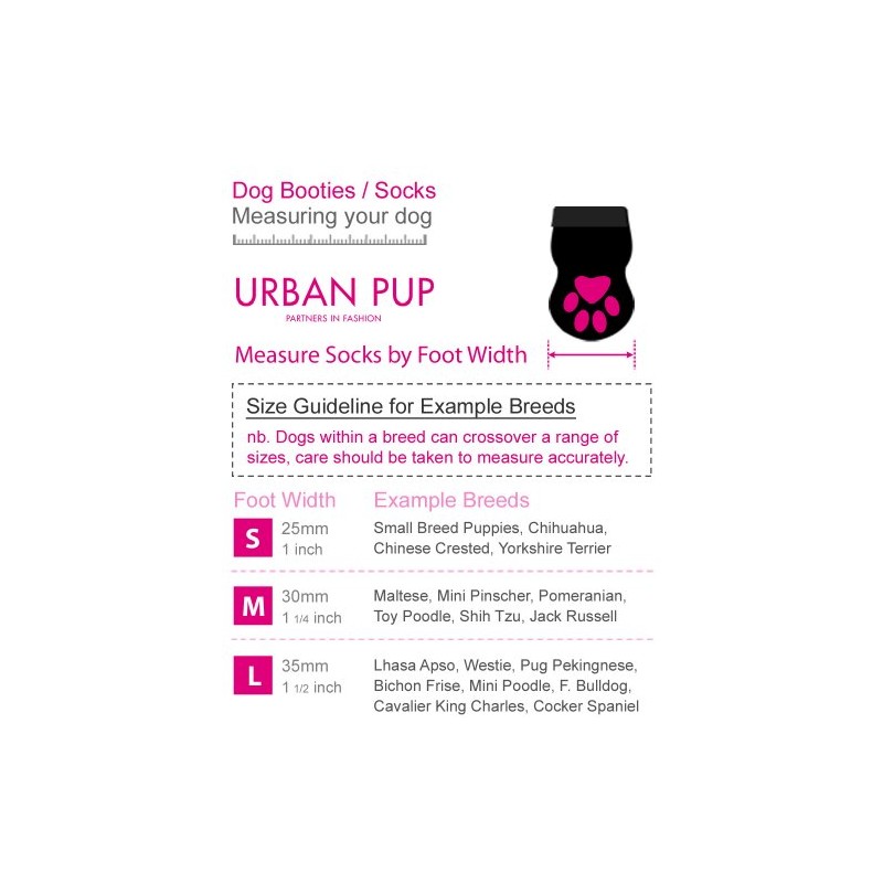 UrbanPup Pink Hearts Pet Socks (Large - Dog Foot Width: