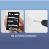 Kitchen Wall Mounted Tableware Holder Drain No Punching Drainage Flatware