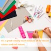 40pcs Coloured Felt Fabric Sheets,Patchwork Sewing Polyester Felt Sheet,Fabrics DIY