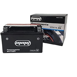 MMG YTX7A-BS High Performance Powersports 12v Battery for M32X7A, PSB7A, PTX7A-BS