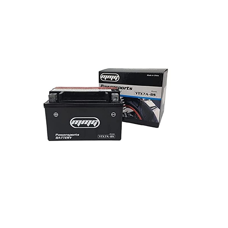 MMG YTX7A-BS High Performance Powersports 12v Battery for M32X7A, PSB7A,
