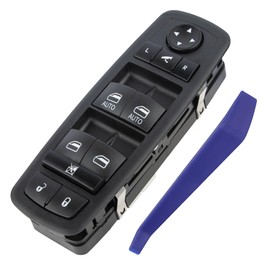 Obaee Master Power Window Switch Driver Side Compatible with Jeep Grand Cherokee 2014 2015 2016 2017 2018 Sport Utility with Power Folding Mirrors, Replaces OEM 68184803AC