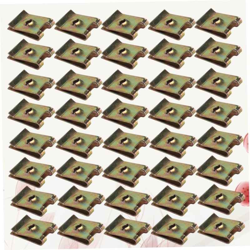 Mikinona 100 Pcs Motorcycle u Nut Shrapnel Spire u Clip
