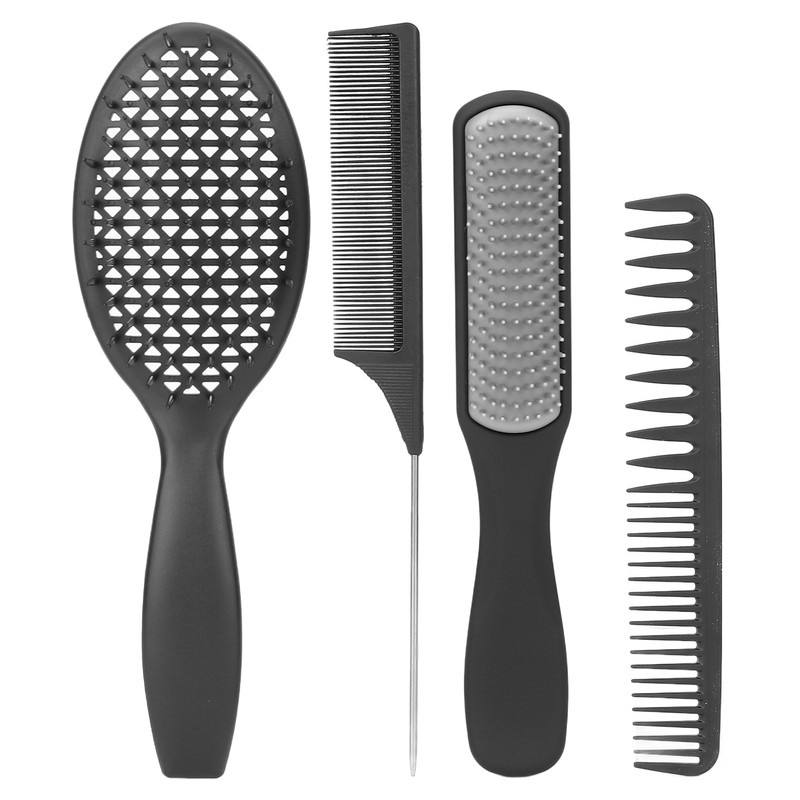 4pcs Multifunctional Hair Comb Set Tail Comb Tail Comb 9