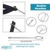 HOYOLS Bodkin Needles Drawstring Threader, Sewing Replacement Tools 6pcs Set,
