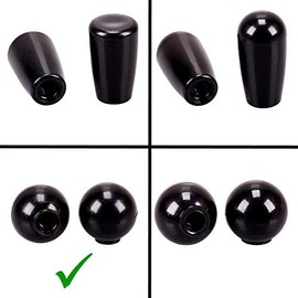 TRUCK DUCK® Universal Replacement Knob Ball Handle 32 mm with M8 Internal Thread Plastic Ball Cone Screw Handle Round Lever Switch Car Truck