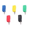 10PCS 4mm Banana Plugs Brass Nickel Plated Connectors Speaker Cable