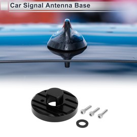 RATCHROLL Car Signal Antenna Base for Jeep Wrangler JK/JL 2007-2017 with 3 Screws 1 Washer Aluminum Alloy Material Black 1 Set