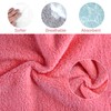 Kyapoo Baby Washcloths 12 Pack 12x12 Inches Microfiber Coral Fleece