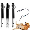 Ouceanwin Dog Whistle Set, 3 Pieces, Professional Adjustable Whistle, High