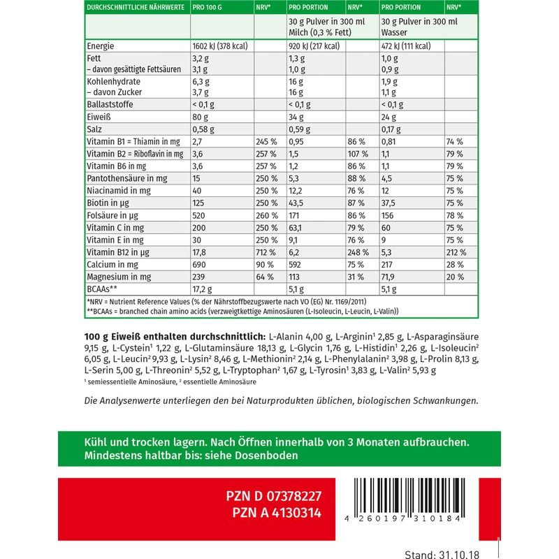 EiWEISS 100 Strawberry Megamax Powder 750 g