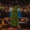 5FT Whimsical Christmas Tree Prelit, Artificial Bent Christmas Tree with