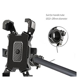 BEIYAO Bases de Celular para Automóvil Soporte para Teléfono De Bicicleta Soporte De Motocicleta Montaje 360  De Soporte Ajustable                    