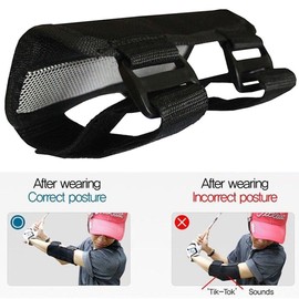 Golf Elbow Swing Trainer, Adjustable Straight Arm Golf Training Aid Posture Correction Brace of Golf Swing for Beginners Training Women and Men