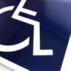 Magnet Type Wheelchair Mark