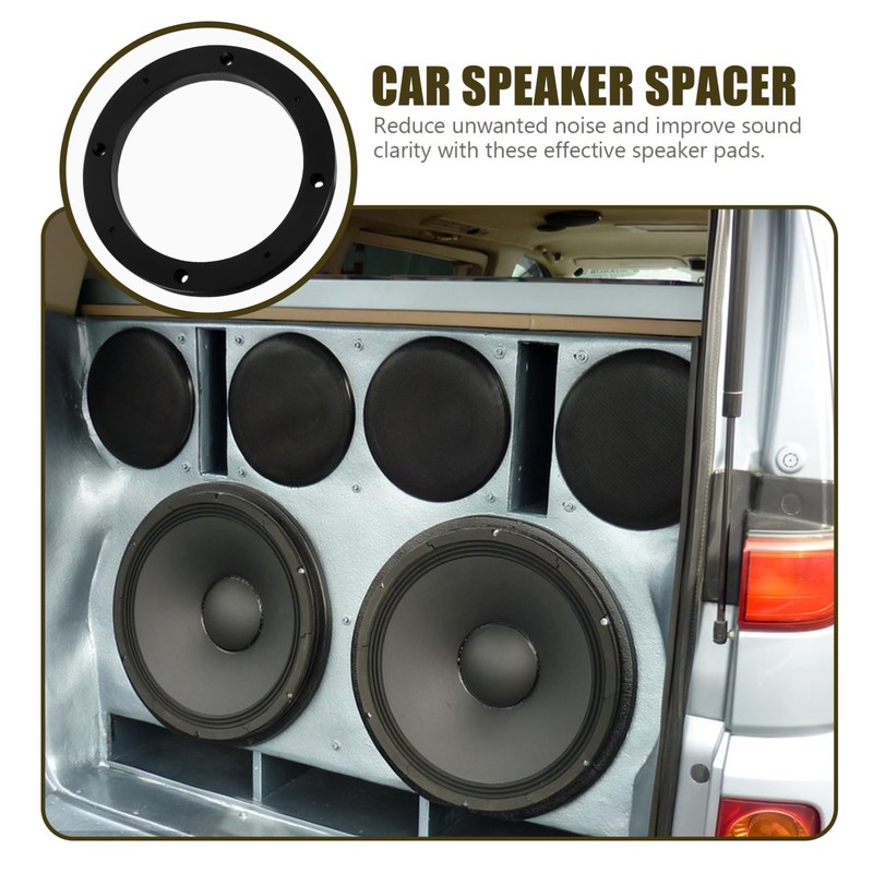 GRIRIW 5-inch Car Speaker Spacer Ring Plastic Speaker Adapter for