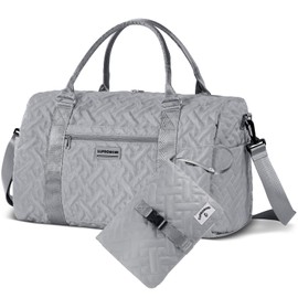SUPROMOMI Bolsa de pañales: Bolsa de mamá de gran capacidad, bolsa de bebé, Gris, X-Large