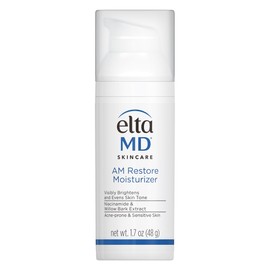 EltaMD EltaMD AM Restore Face Moisturizer for Women and Men, Light Moisturizer Face Cream, Made with Niacinamide and Hyaluronic Acid, 1.7 oz Pump