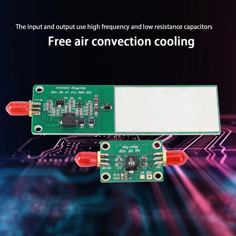 2Pcs MiniWhip Active Antenna RTLSDR Short Wave Radio Receiver Electronic