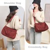 WITERY Crossboby Bags for Women Waterproof Multi-Pocket Nylon Crossboby Purse