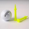 Decathlon 100 Golf Step Tees 46mm 10-Pack Unique Size Fluo