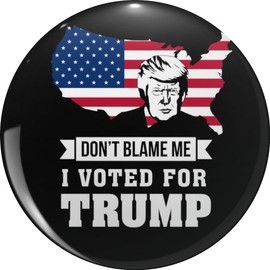 Copy of Don't Blame Me I Voted for Trump Flag Election Lapel Bin Brooch Badge Pin 0.75"