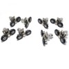 8 x Zinc Alloy Shower Cubicle Rollers 25mm Diameter Parts