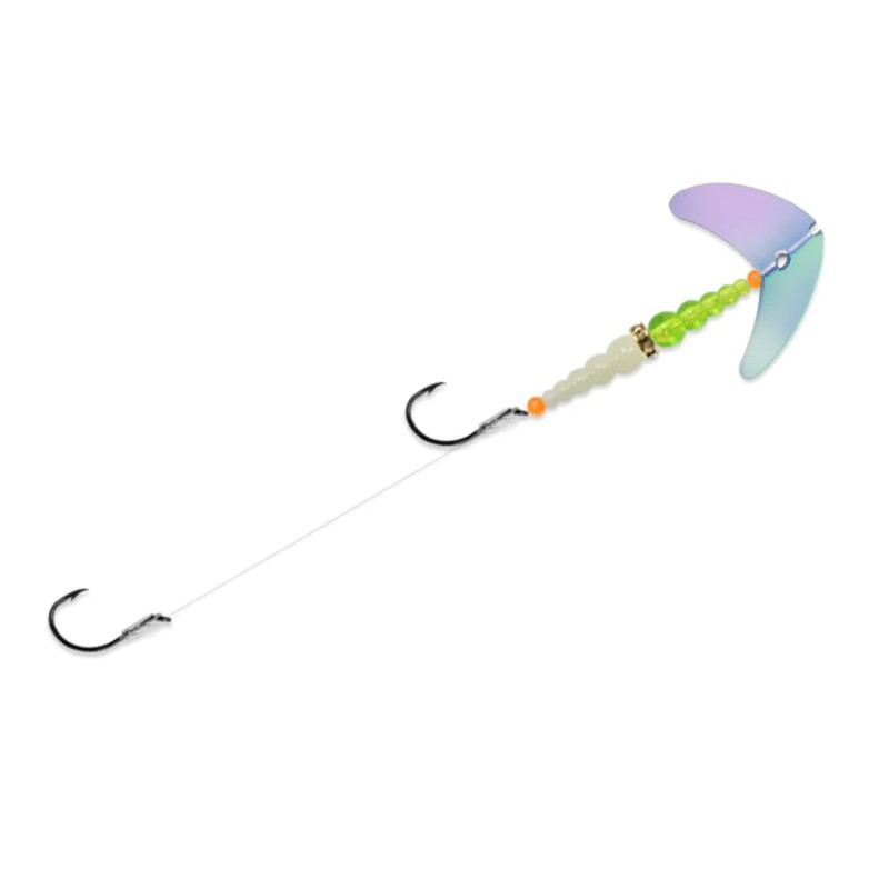 Mack's Lure 21206 Double Whammy – Walleye Series Charteuse Green