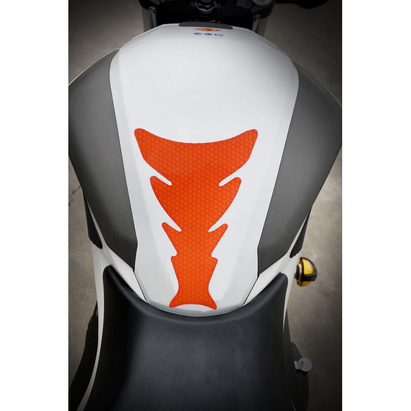 NEX Performance Motorcycle Tank Pad Protector, Universal, 5.9"x9", Orange