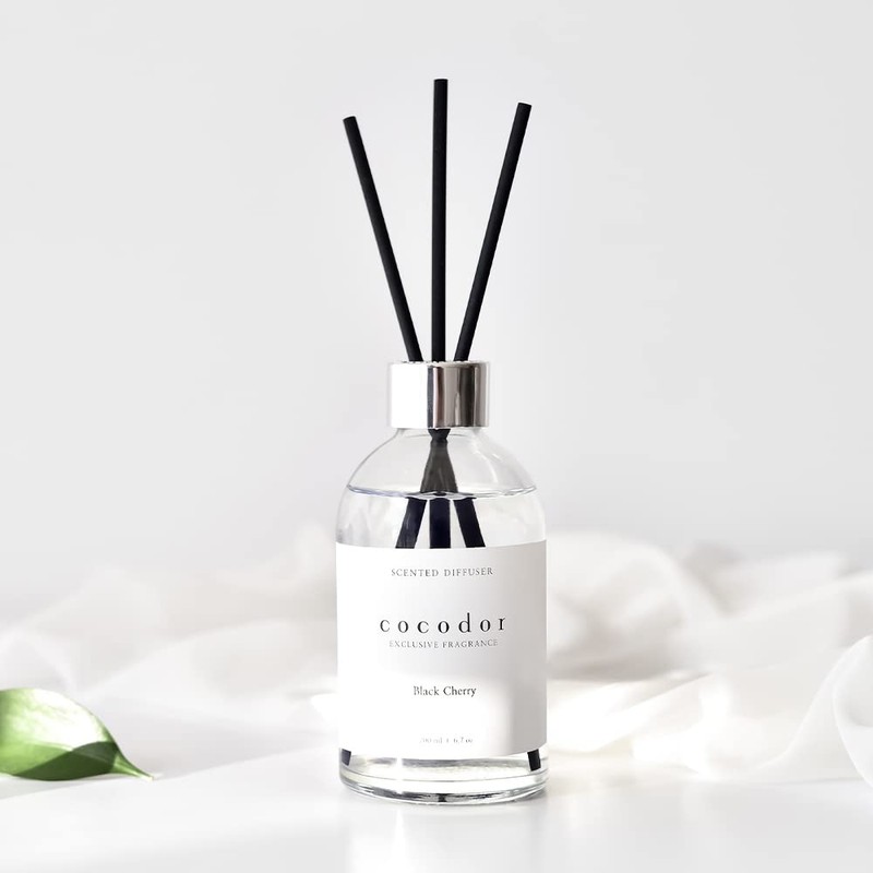 COCODOR White Label Reed Diffuser/in The Cafe/6.7oz(200ml)/Home Decor & Office