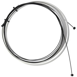 Clarks Zero-G Road Brake Cable Kit - White 1000m Front and 1700m Rear Teflon-Treated Wires with Lightweight Alloy Housing for Road Bikes