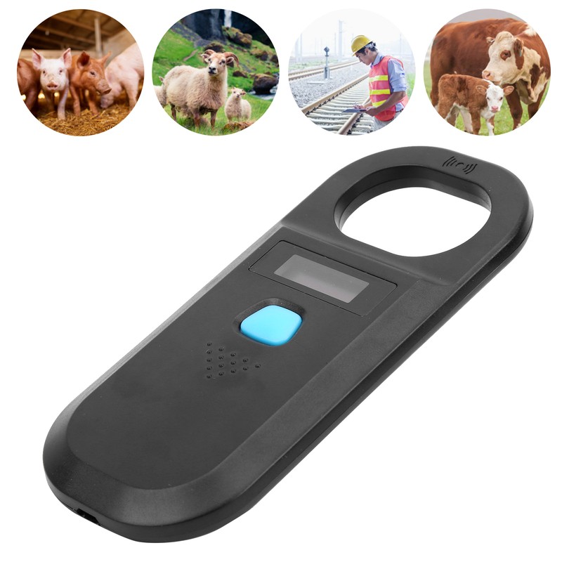 Rechargeable Handheld RFID Reader 134.2Khz 125Khz EMId FDX B ISO11784/85