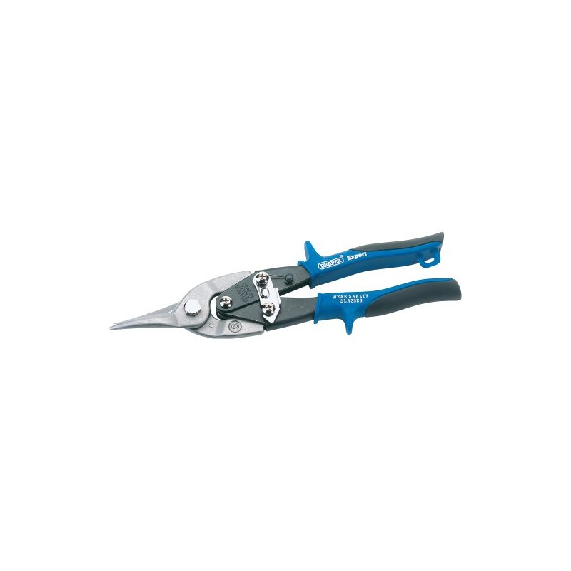 Draper 49905 Expert Compound Action Aviation Tin Shear, Blue, 250mm