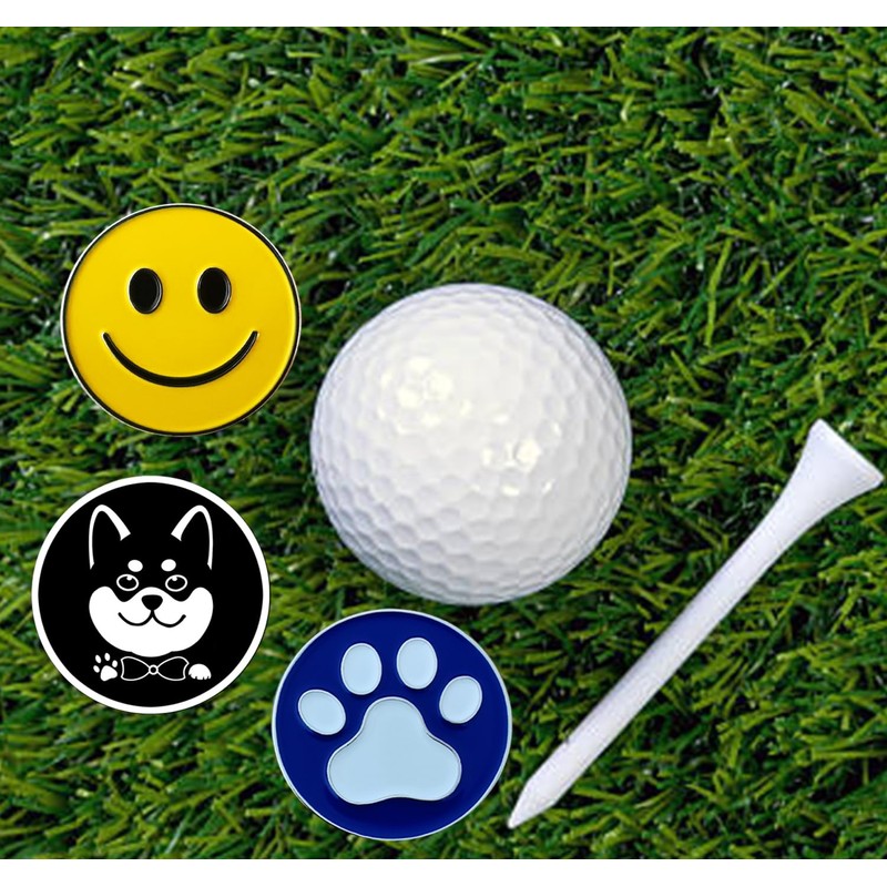 Adhere Golf Marker Magnetic Logo Ball Mark Cute Cat Dog